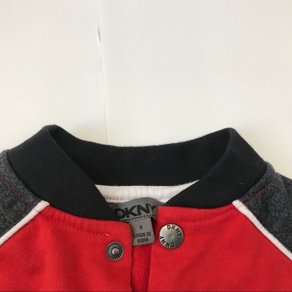 DNKY Logo Button Snap Jacket Coat - Picture 8 of 9